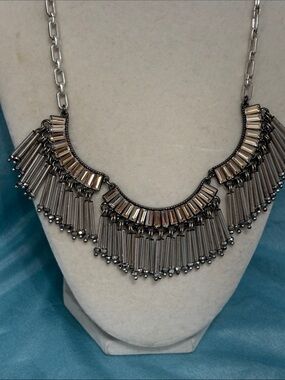 Stella & Dot Twilight Fringe Statement Necklace